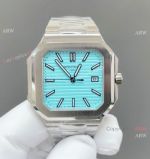 TW Factory Patek Philippe New 2024 Cubitus Baby Blue Dial Steel Men's Watch